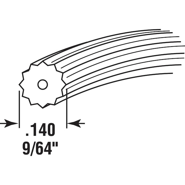 Spline Screen 0.14X500'G